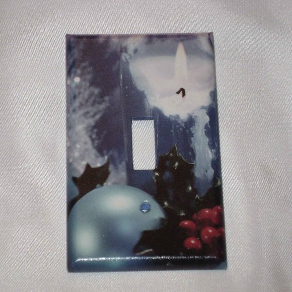 CHRISTMAS- SINGLE Light Switch Plate /Cover - Picture 1 of 1